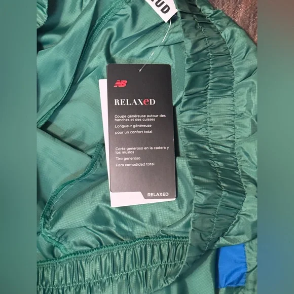 New Balance X Staud Bungee Track Pants Size Large Green Blue Oversized Baggy - Picture 10 of 16